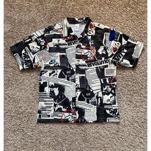 Nike Resort Dri FIT Basketball Mesh Button Down Shirt DZ3076113 Men Size MEDIUM